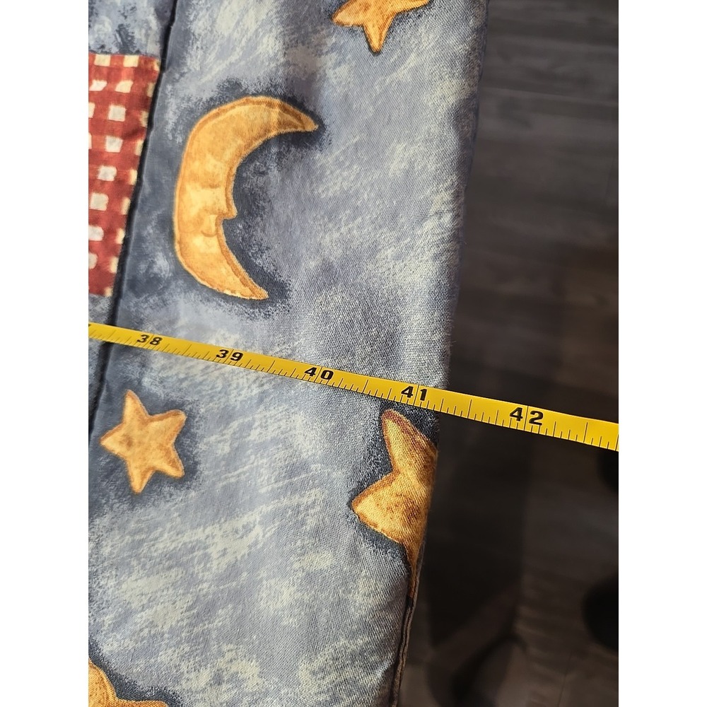 VTG Blue Jean Teddy "NIGHT NIGHT" Crib Comforter Standard Size Exc Condition! - Picture 5 of 5
